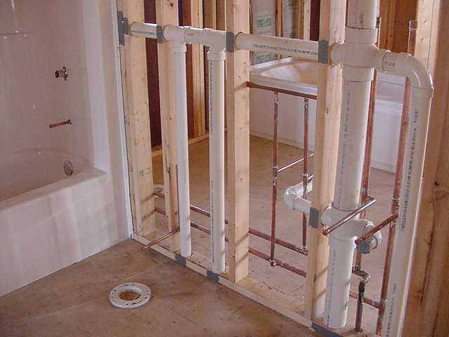 plumbing rough-in